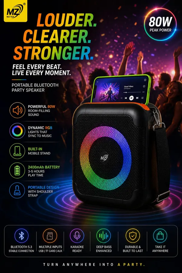 Mz-M56_80W_Portable_Bluetooth_Party_Speaker_With_Rgb_Lights