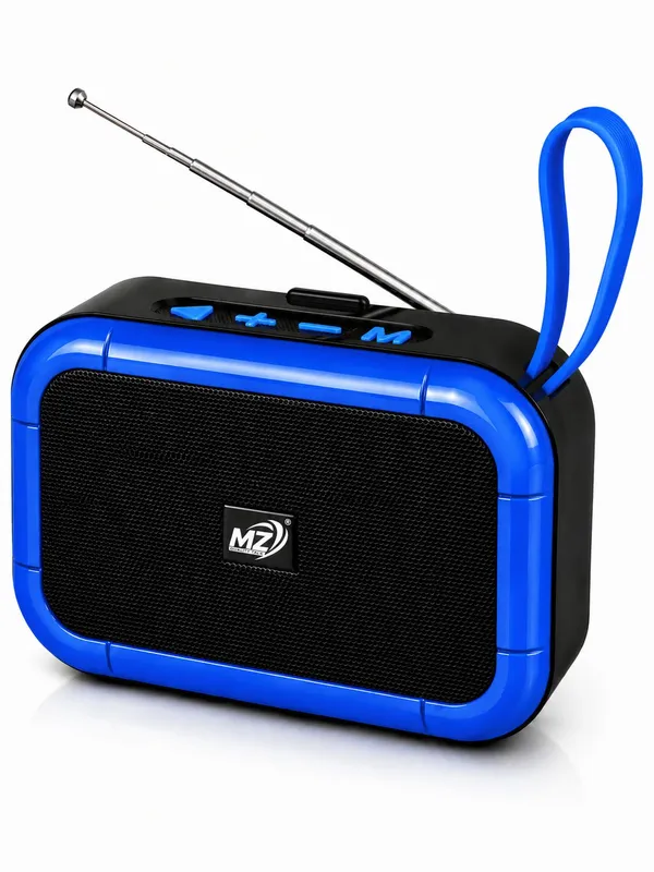Mz_Portable_Fm_Radio_Bluetooth_Speaker_With_Antenna