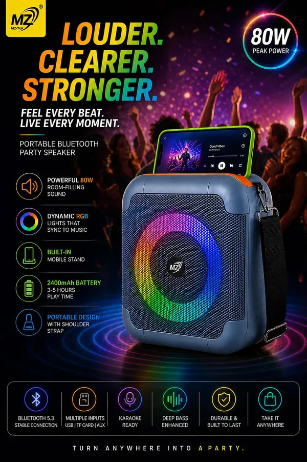 Mz-Talk_Mz-M56_80W_Rgb_Karaoke_Speaker_With_2_Wireless_Mics