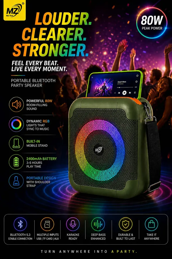 Mz-Talk_Mz-M56_80W_Rgb_Karaoke_Bluetooth_Speaker_With_2_Wireless_Mics