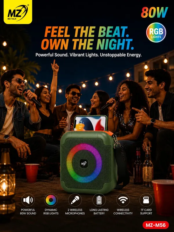 Mz-Talk_Mz-M56_80W_Rgb_Karaoke_Bluetooth_Speaker_With_2_Wireless_Mics