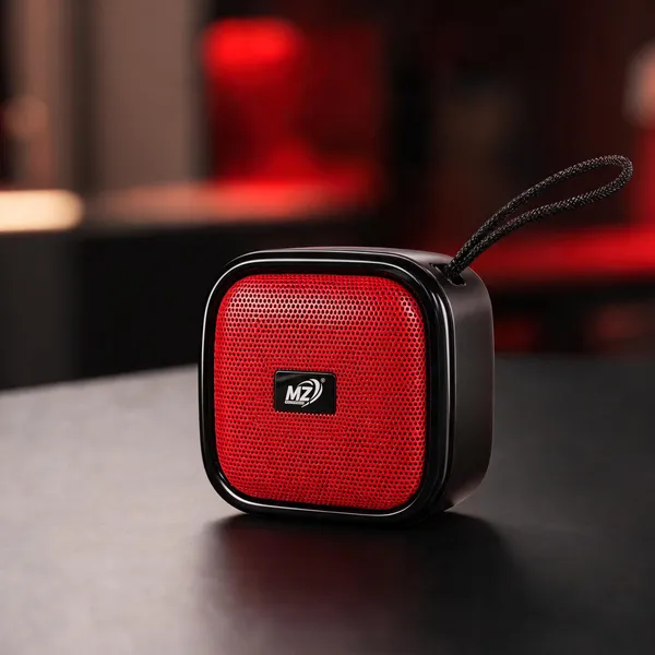Mz_Red_Compact_Portable_Bluetooth_Speaker
