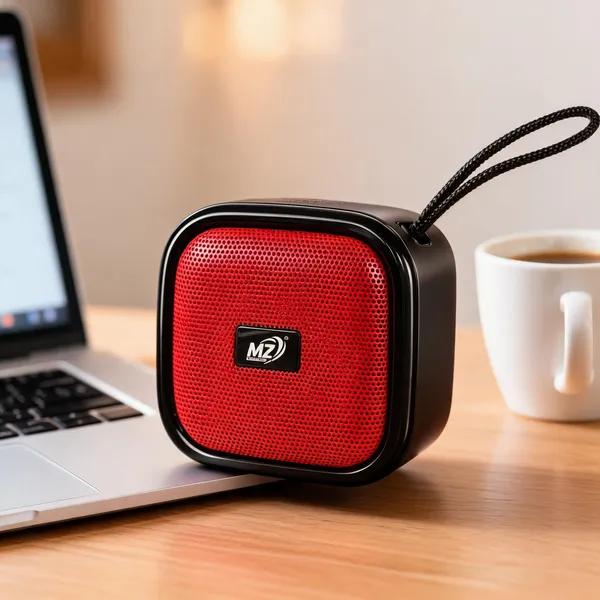 Mz_Red_Compact_Portable_Bluetooth_Speaker