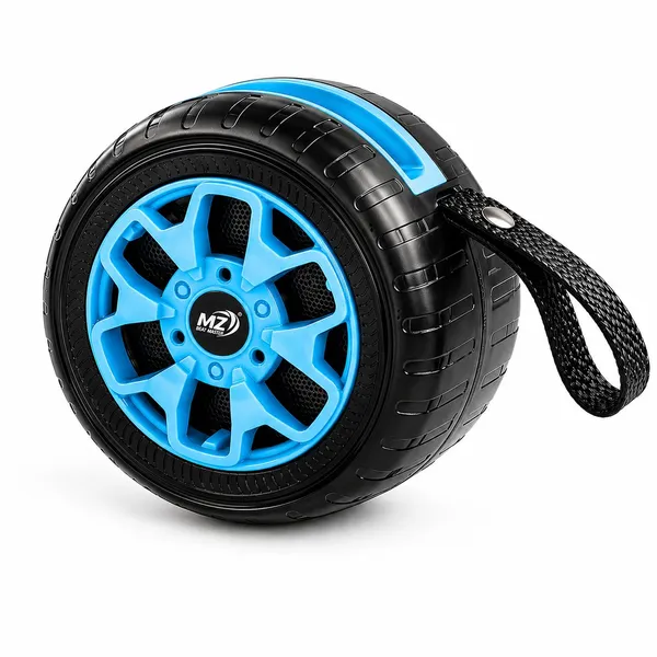Mz_Tyre_Design_Portable_Bluetooth_Speaker_With_Wrist_Strap