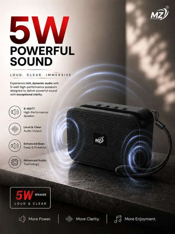 Mz_Black_Portable_Bluetooth_Speaker_With_Carry_Strap