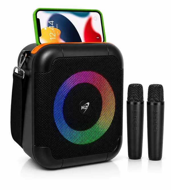Mz_Portable_Bluetooth_Party_Speaker_With_Led_Lights_And_Mics