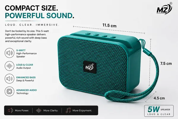 Mz_Accessories_5W_Portable_Bluetooth_Speaker
