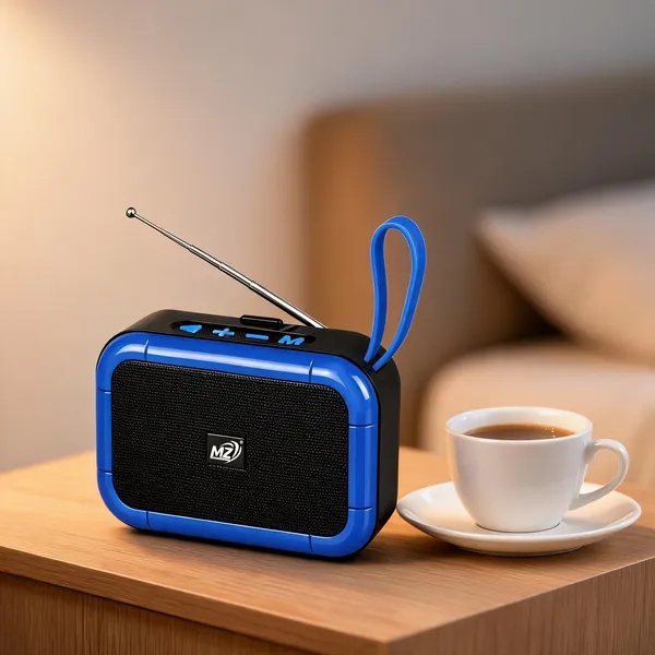 Mz_Portable_Fm_Radio_Bluetooth_Speaker_With_Antenna
