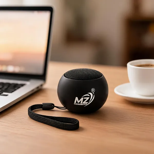 Mz_Black_Mini_Portable_Bluetooth_Speaker_With_Wrist_Strap
