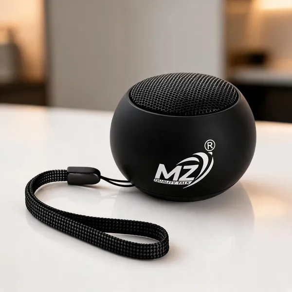 Mz_Black_Mini_Portable_Bluetooth_Speaker_With_Wrist_Strap