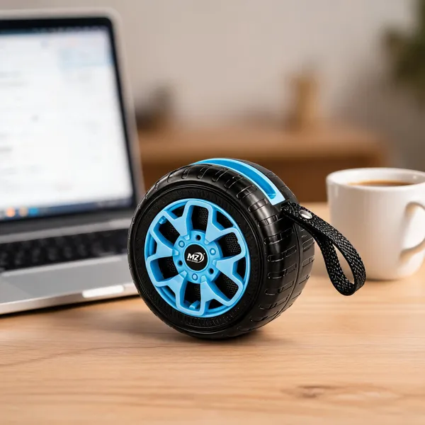 Mz_Tyre_Design_Portable_Bluetooth_Speaker_With_Wrist_Strap