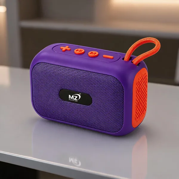 Mz_Purple_Portable_Bluetooth_Speaker_With_Carry_Strap