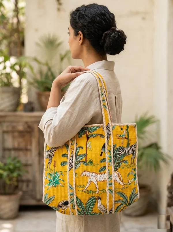 Yellow_Cotton_Tote_Bags_Kantha_Pattern_For_Women_18x18_inch