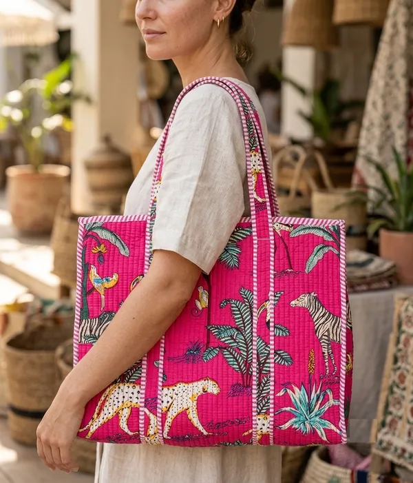 Pink_Cotton_Tote_Bags_Kantha_Pattern_For_Women