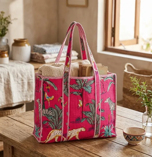 Pink_Cotton_Tote_Bags_Kantha_Pattern_For_Women