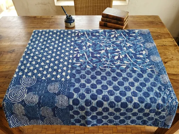Indigo_Blue_Cotton_Block_Printed_Kantha_Quilt_For_Home_Twin_Size