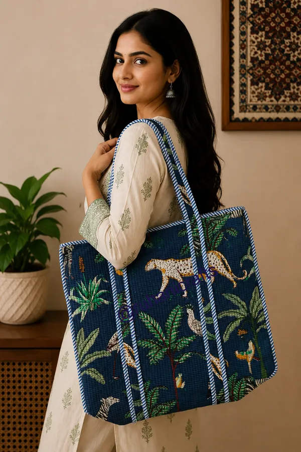 Navy_Blue_Cotton_Tote_Bags_Kantha_Pattern_For_Women_18x18_inch