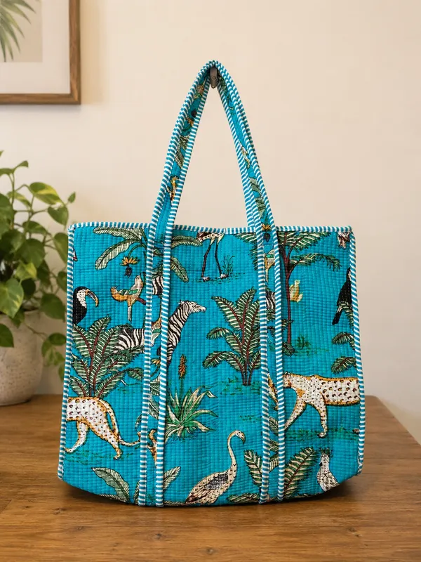 Blue_Cotton_Tote_Bags_Kantha_Pattern_For_Women