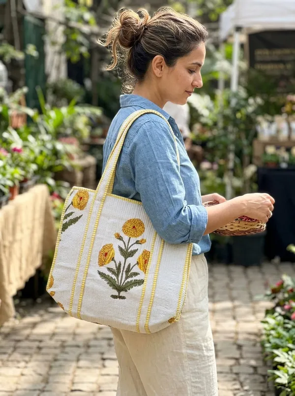Jaipuri_hand_Block_Print_Women_Tote_Bags_Kantha_Pattern_Size_16x16_Inch