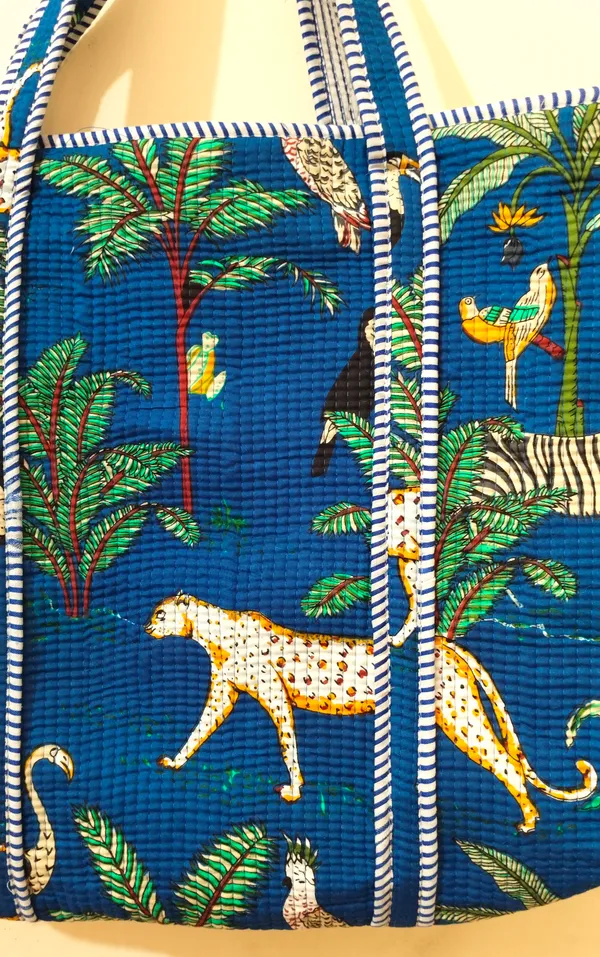 Blue_Jungle_Print_Cotton_Tote_Bags_Kantha_Pattern_For_Women
