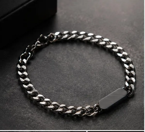 Silver_Stainless_Steel_Curb_Chain_ID_Bracelet_For_Men