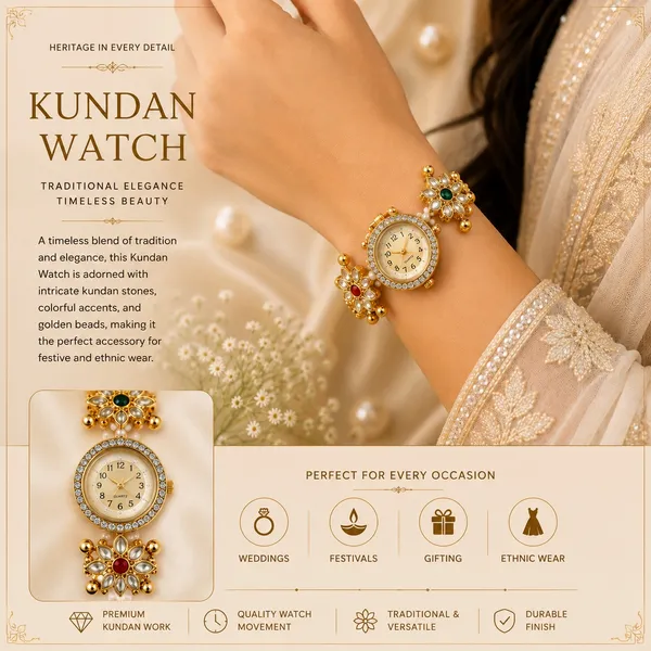 Authentic_Kashmiri_Kundan_Floral_Designer_Watch_for_Women_–_Traditional_Gold-Tone_Jewellery_Watch