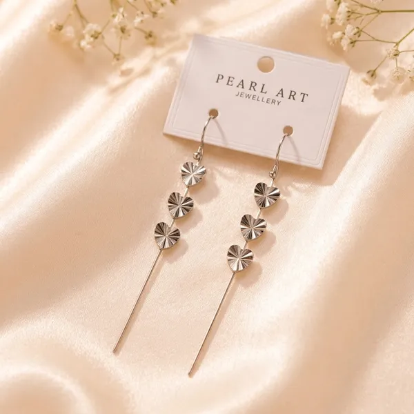 Silver_Metal_Floral_Threader_Dangle_Earrings_For_Women