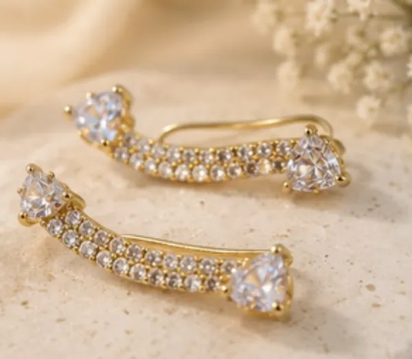 Gold_Metal_Crystal_Curved_Bar_Ear_Cuff_Earrings_For_Women
