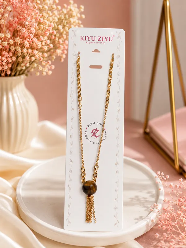 Gold_Metal_Layered_Chain_Tassel_Pendant_Necklace_For_Women