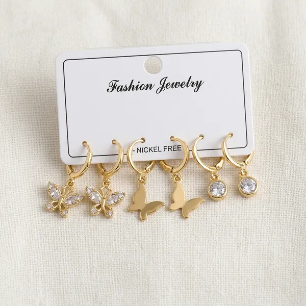 Gold_Metal_Crystal_Stud_Earrings_Set_Of_3_For_Women