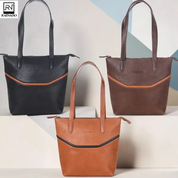 Brown_Leather_Shoulder_Carryall/Tote_Bag_for_Women