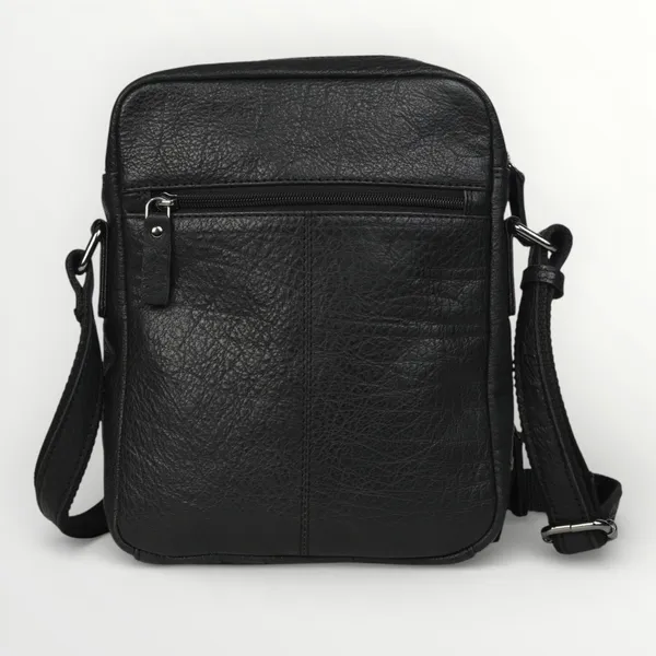 Black_Cognac_Leather_Dual-Tone_Crossbody_Sling_Bag_Large_Size_For_Unisex