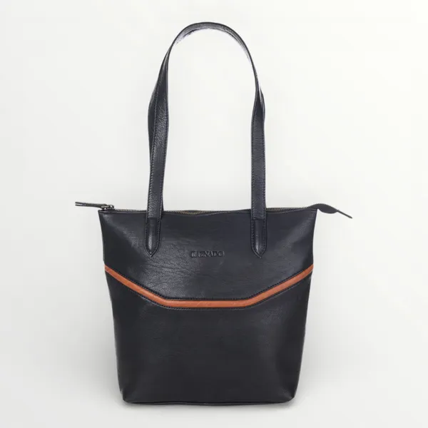 Black_Leather_Shoulder_Carryall/_Tote_Bag_for_Unisex