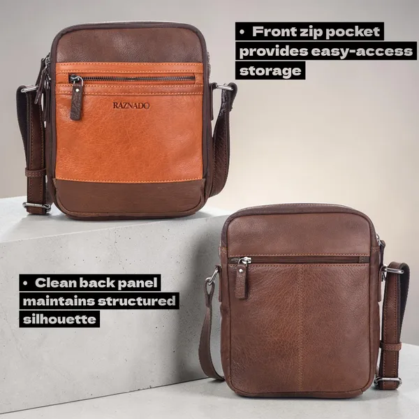 Brown_Cognac_Leather_Dual-Tone_Crossbody_Sling_Bag_Large_Size_For_Unisex