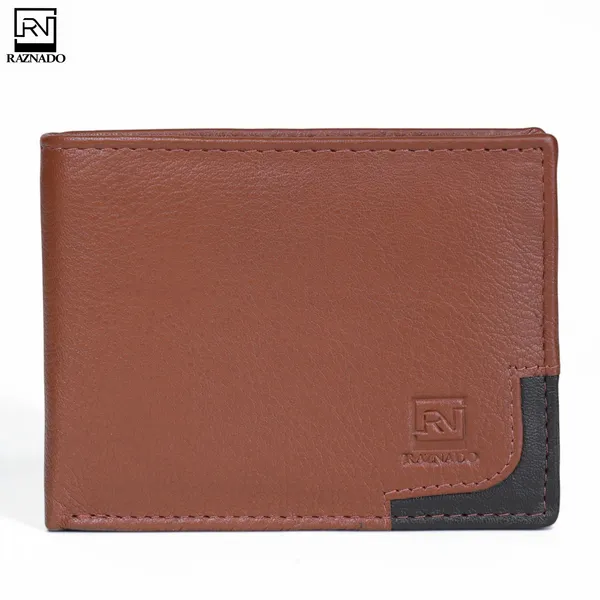 RAZNADO_Genuine_Leather_Wallet_for_Men_|_Slim_&_Stylish_Bi-Fold_Wallet_|_Multiple_Card_Slots,_ID_Window,_Currency_Compartment_&_Coin_Pocket_|_Premium_Gift_Box