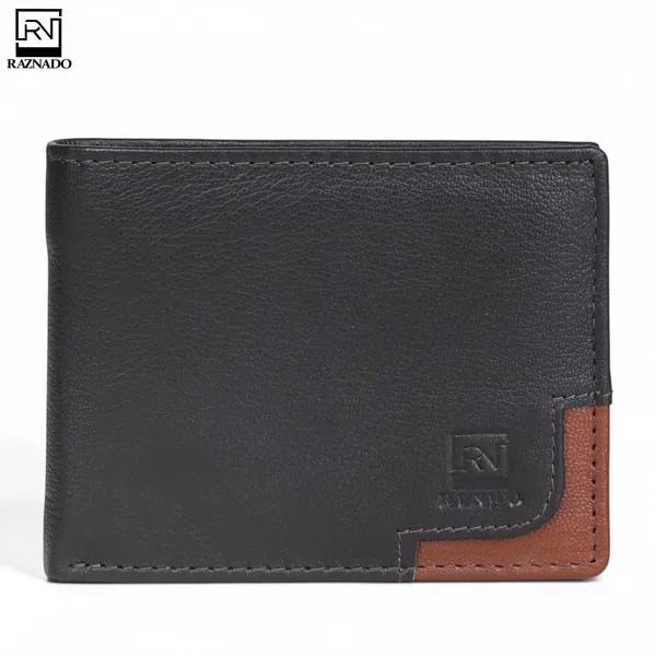 RAZNADO_Genuine_Leather_Wallet_for_Men_|_Slim_&_Stylish_Bi-Fold_Wallet_|_Multiple_Card_Slots,_ID_Window,_Currency_Compartment_&_Coin_Pocket_|_Premium_Gift_Box