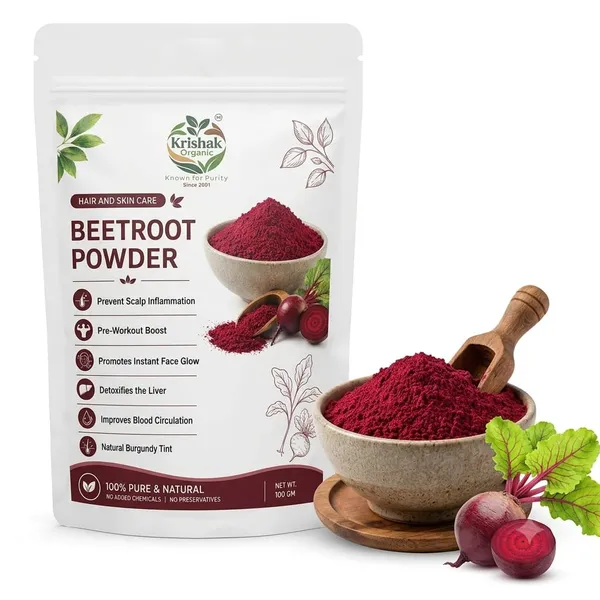 Krishak_Organic_Dehydrated_Betroot_Powder_Pack_Of_2