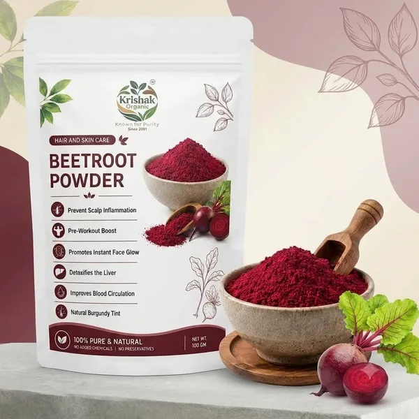 Krishak_Organic_Dehydrated_Betroot_Powder_Pack_Of_2
