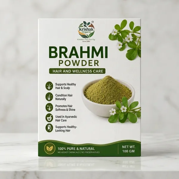 Krishak_Organic_Brahmi_Powder_Brain_Health_Pack_Of_2