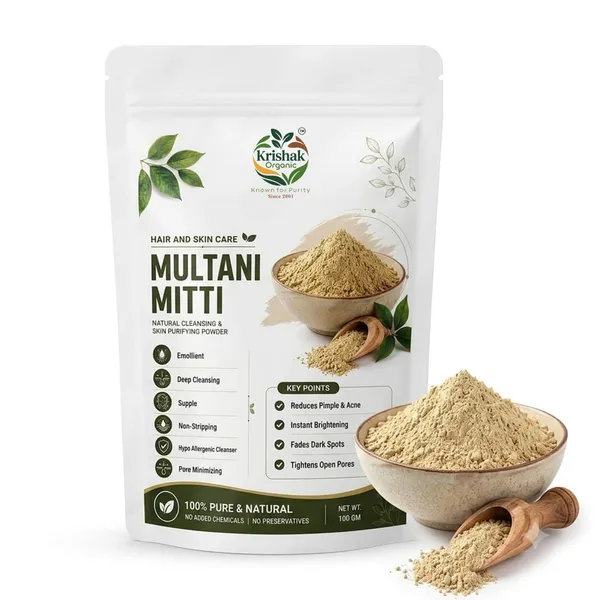 Krishak_Organic_Multani_Mitti_Powder_Skin_Care_Pack_Of_2