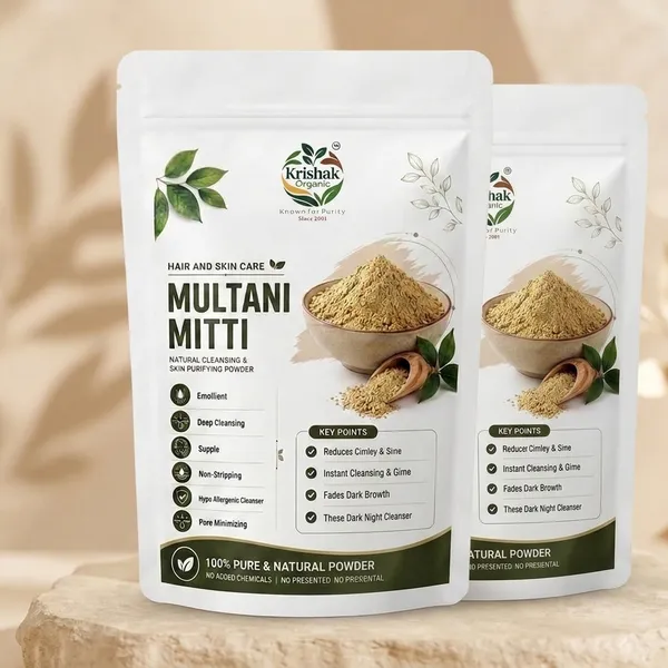 Krishak_Organic_Multani_Mitti_Powder_Skin_Care_Pack_Of_2