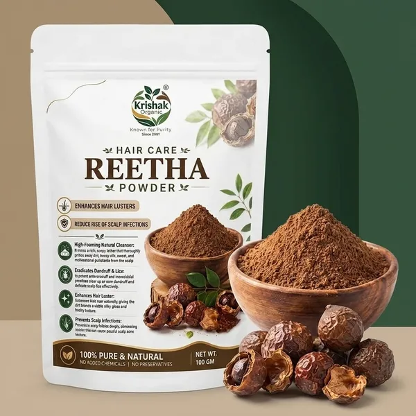 Krishak_Organic_Reetha_Powder_Hair_Cleansing_Pack_Of_2
