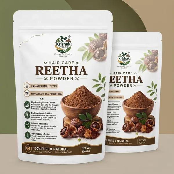 Krishak_Organic_Reetha_Powder_Hair_Cleansing_Pack_Of_2