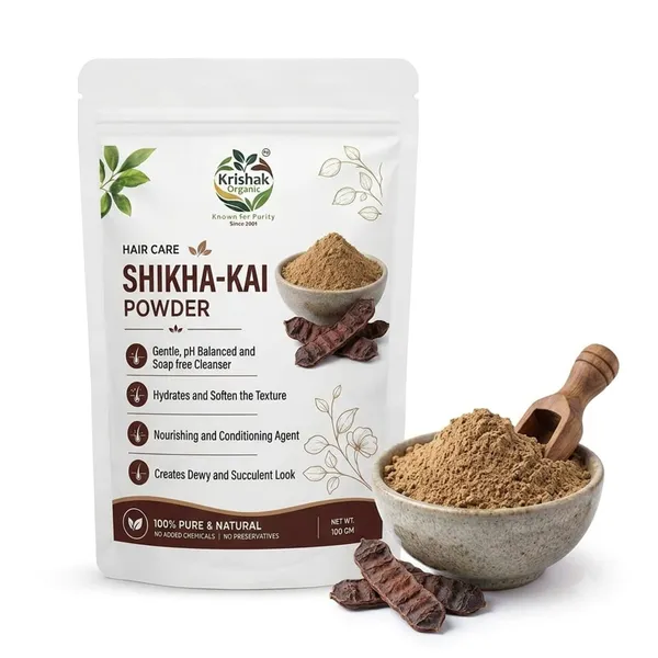 Krishak_Organic_Shikakai_Powder_Hair_Cleansing_Pack_Of_2