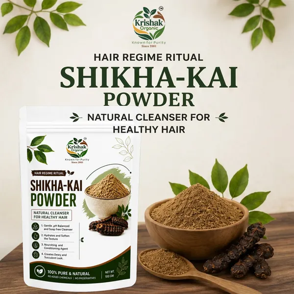 Krishak_Organic_Shikakai_Powder_Hair_Cleansing_Pack_Of_2