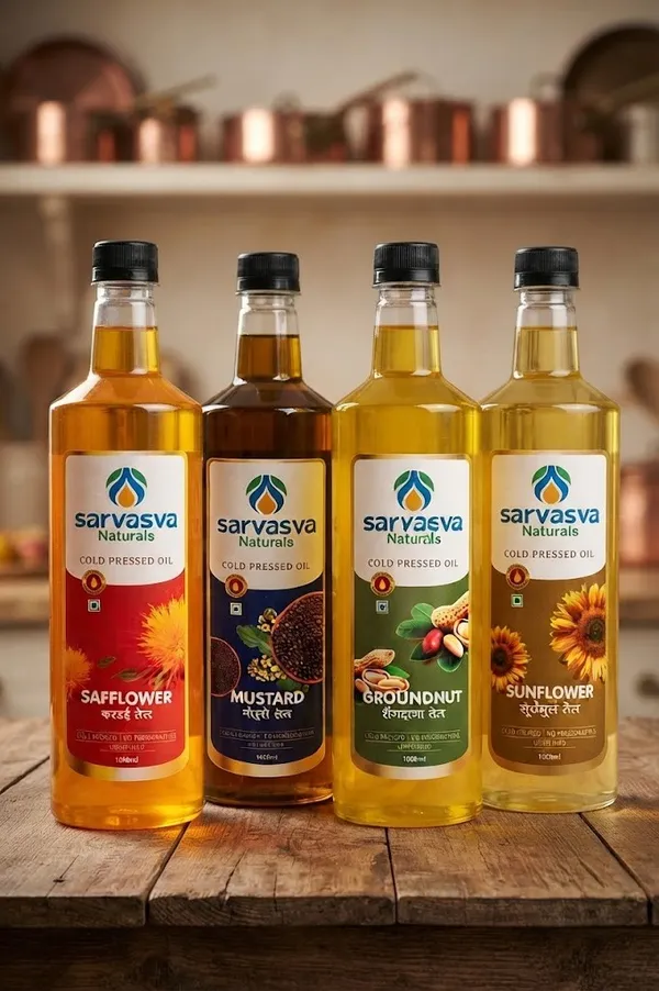 Cold_Pressed_Safflower_Oil_And_Sunflower_Oil_And_Groundnut_Oil_And_Mustard_Oil