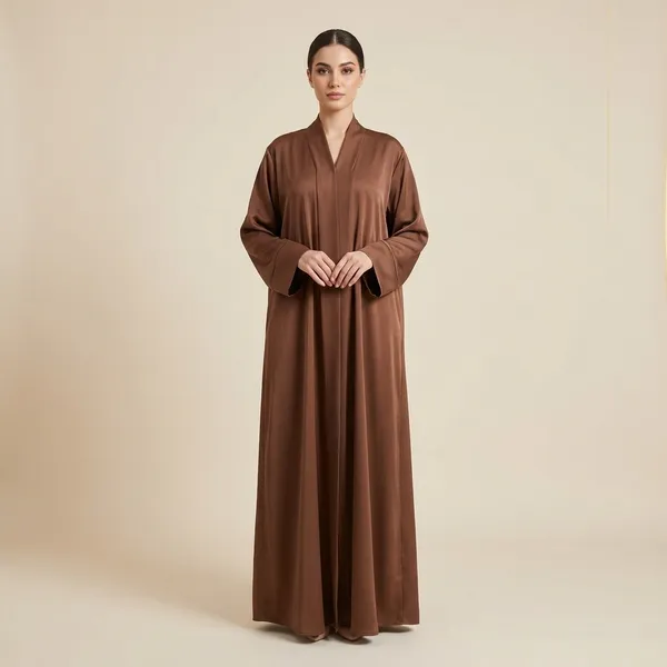 Classic_Coco_Brown_Kimono_Matching_Hijab