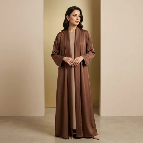 Classic_Coco_Brown_Kimono_Matching_Hijab