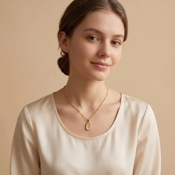 Gold_Plated_White_Enamel_Rose_Pendant_Necklace_For_Women