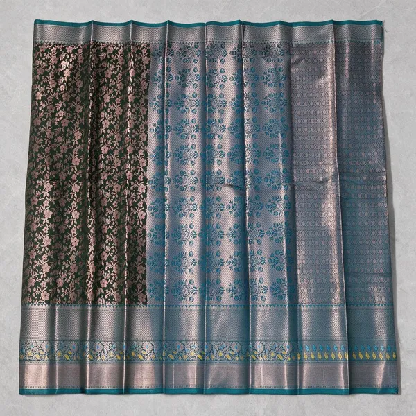 Green_Karishma_Silk_Woven_Floral_Saree_For_Women